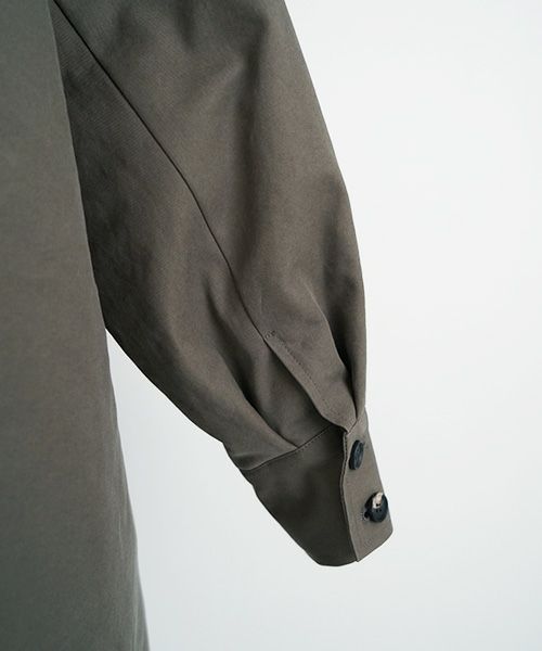 Mochi モチ Mochi公式 Mochi通販 Mochi服 Mochiツイッター Mochiインスタ finx gabardine coat [dark moss green]