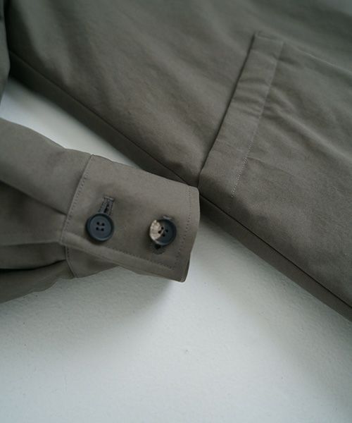 Mochi モチ Mochi公式 Mochi通販 Mochi服 Mochiツイッター Mochiインスタ finx gabardine coat [dark moss green]