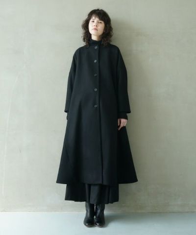 Mochi.モチ.a-line coat [black]
