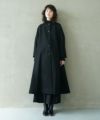 Mochi.モチ.a-line coat [black]