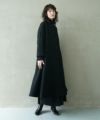 Mochi.モチ.a-line coat [black]