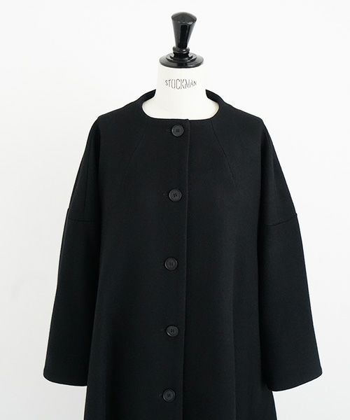 Mochi.モチ.a-line coat [black]