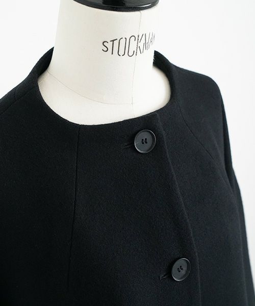 Mochi モチ Mochi公式 Mochi通販 Mochi服 Mochiツイッター Mochiインスタ a-line coat [black]