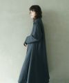 Mochi.モチ.a-line coat [dark moss grey]