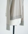 Mochi.モチ.turtleneck knit [grey beige]