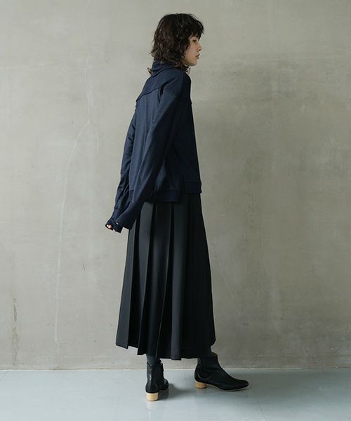 Mochi.モチ.turtleneck knit [navy]