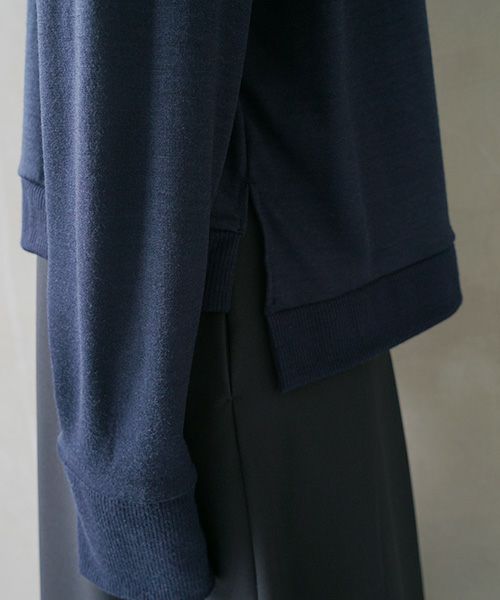 Mochi.モチ.turtleneck knit [navy]