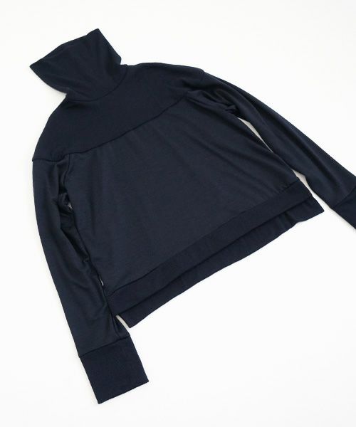 Mochi モチ Mochi公式 Mochi通販 Mochi服 Mochiツイッター Mochiインスタ turtleneck knit [navy]