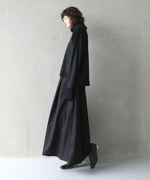 Mochi.モチ.turtleneck knit [black]