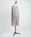 Mochi.モチ.dolman long knit cardigan [grey beige]