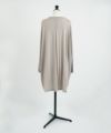 Mochi.モチ.dolman long knit cardigan [grey beige]