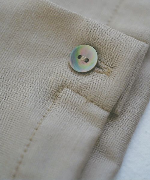 Mochi.モチ.dolman long knit cardigan [grey beige]