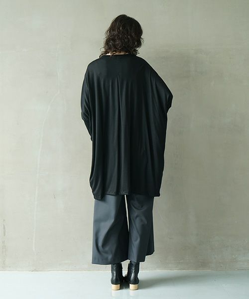 Mochi, モチ, dolman long knit cardigan [black]