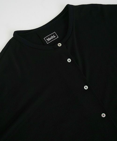 Mochi.モチ.dolman long knit cardigan [black]