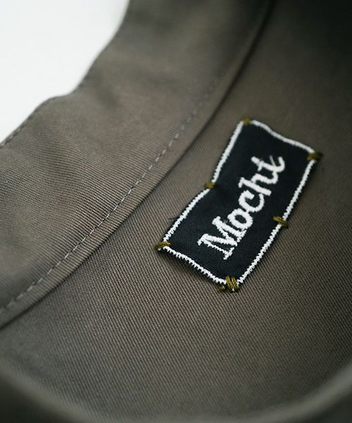 Mochi.モチ.hight neck tuck dress [dark moss green]