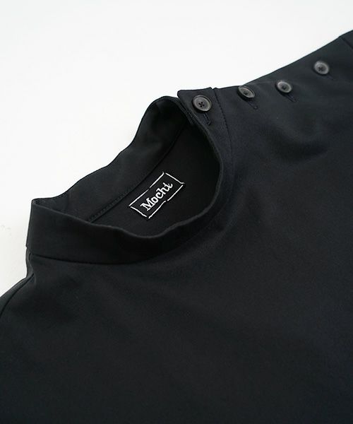 Mochi モチ Mochi公式 Mochi通販 Mochi服 Mochiツイッター Mochiインスタ hight neck tuck dress [black]