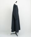 Mochi.モチ.no collar coat [dark moss grey]