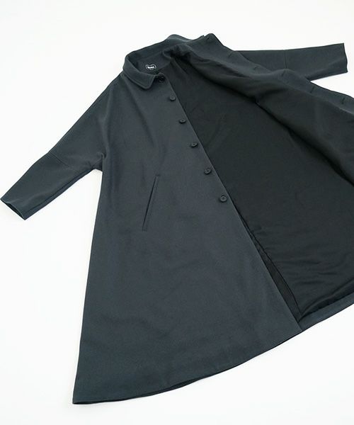 Mochi モチ Mochi公式 Mochi通販 Mochi服 Mochiツイッター Mochiインスタ stand fall collar coat [dark moss grey]