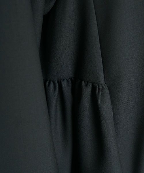 Mochi モチ Mochi公式 Mochi通販 Mochi服 Mochiツイッター Mochiインスタ trapeze dress  [dark moss grey]