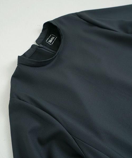 Mochi モチ Mochi公式 Mochi通販 Mochi服 Mochiツイッター Mochiインスタ trapeze dress  [dark moss grey]