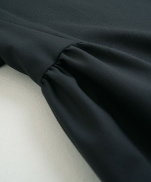 Mochi モチ Mochi公式 Mochi通販 Mochi服 Mochiツイッター Mochiインスタ trapeze dress  [dark moss grey]