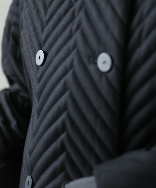 Mochi.モチ.quilted jacket  [black]