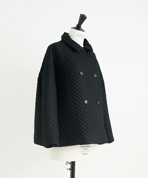 Mochi.モチ.quilted jacket  [black]