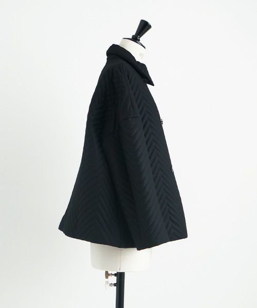 Mochi.モチ.quilted jacket  [black]