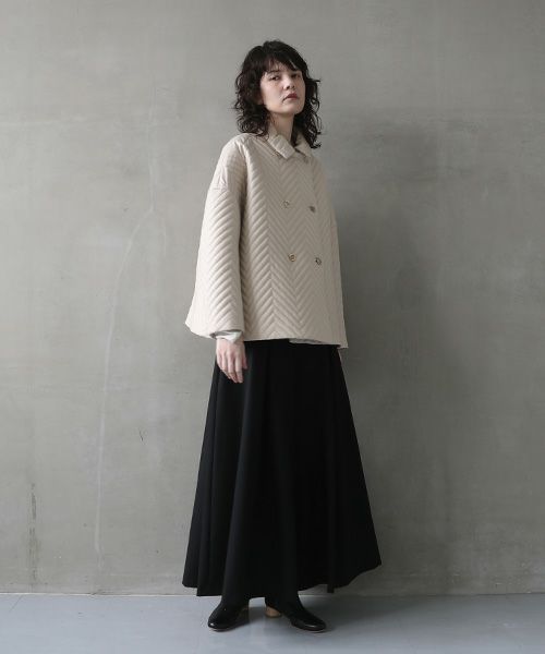 Mochi.モチ.quilted jacket  [off beige]