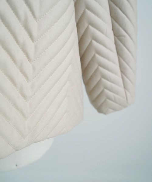 Mochi モチ Mochi公式 Mochi通販 Mochi服 Mochiツイッター Mochiインスタ quilted jacket  [off beige]