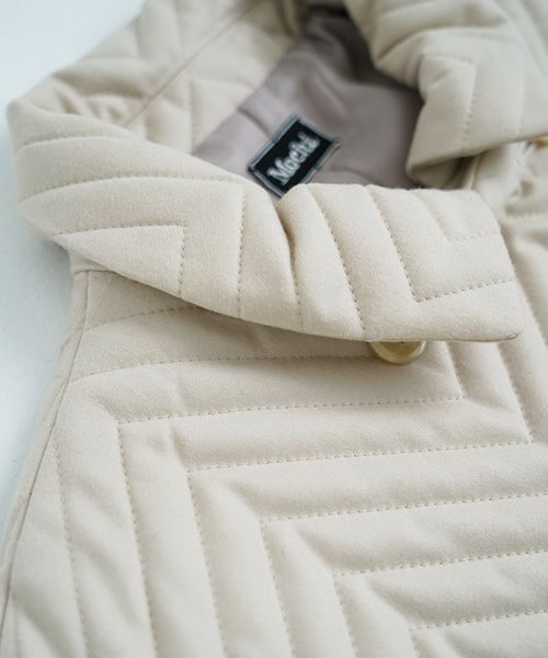 Mochi モチ Mochi公式 Mochi通販 Mochi服 Mochiツイッター Mochiインスタ quilted jacket  [off beige]