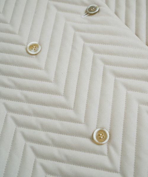 Mochi モチ Mochi公式 Mochi通販 Mochi服 Mochiツイッター Mochiインスタ quilted jacket  [off beige]