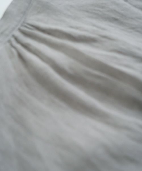 suzuki takayuki スズキタカユキ 通販 ドレス ブラウス スカート パンツ frilled blouse [A241-04/silver grey]