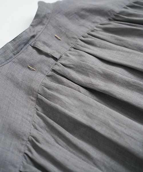 suzuki takayuki スズキタカユキ 通販 ドレス ブラウス スカート パンツ over blouse I [A241-06/steel grey]