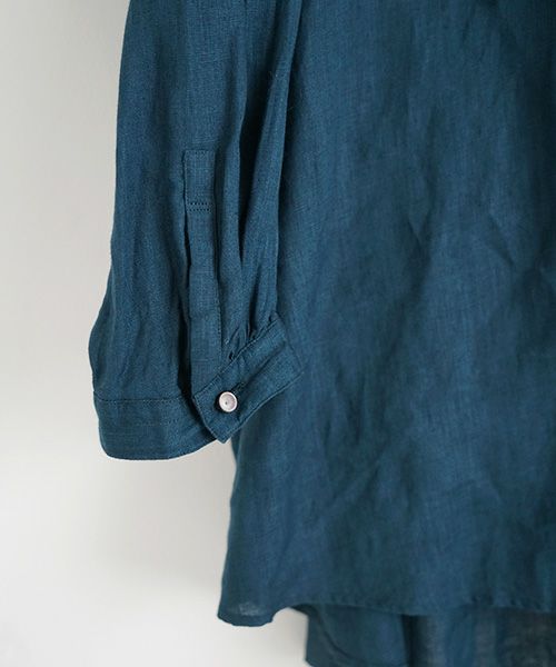 suzuki takayuki.スズキタカユキ.over blouse I [A241-06/brine blue]