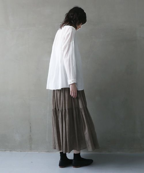 suzuki takayuki.スズキタカユキ.khadi shirt Ⅱ [T001-14-2/off white]