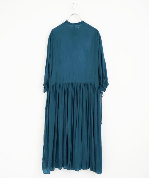 suzuki takayuki スズキタカユキ 通販 ドレス ブラウス スカート パンツ doropped-torso dress [A241-16/brine blue]