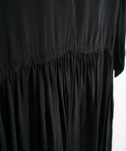 suzuki takayuki スズキタカユキ 通販 ドレス ブラウス スカート パンツ doropped-torso dress [A241-16/black]