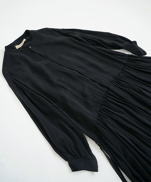 suzuki takayuki スズキタカユキ 通販 ドレス ブラウス スカート パンツ doropped-torso dress [A241-16/black]