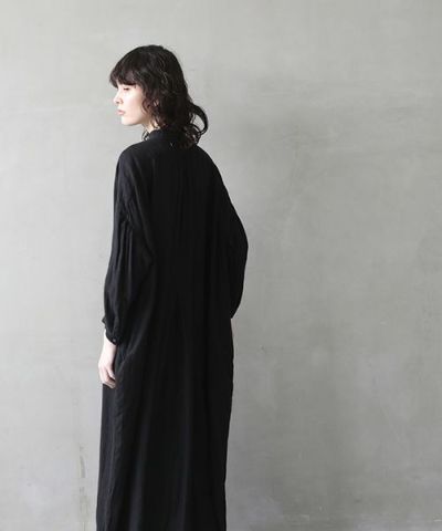 suzuki takayuki peasant dress Ⅱ [A241-21/black]