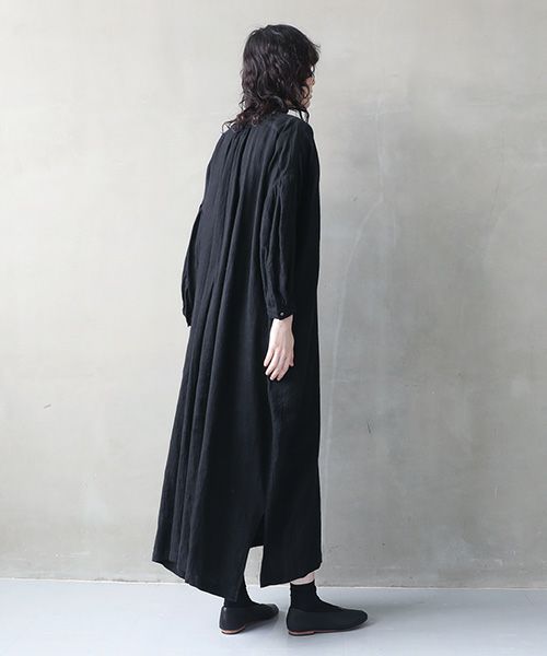 suzuki takayuki.スズキタカユキ.peasant dress Ⅱ [A241-21/black]