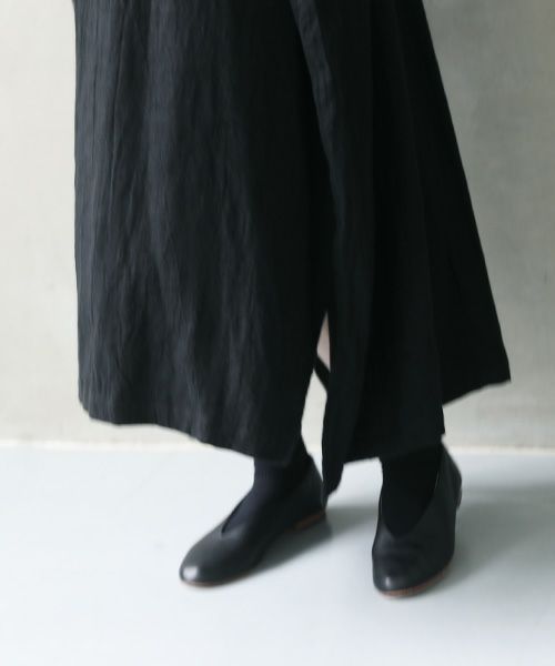 suzuki takayuki.スズキタカユキ.peasant dress Ⅱ [A241-21/black]