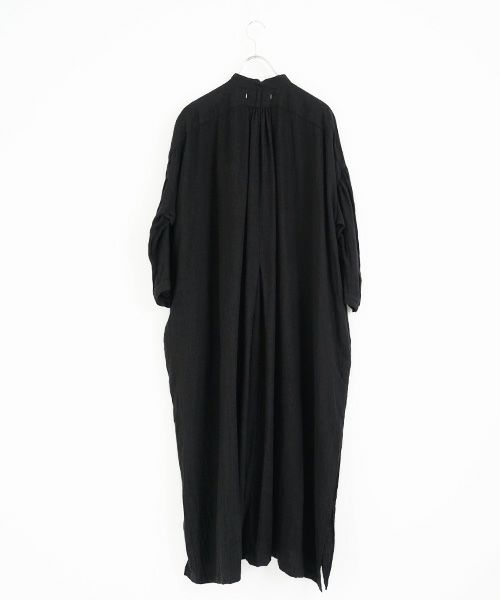 suzuki takayuki スズキタカユキ 通販 ドレス ブラウス スカート パンツ peasant dress Ⅱ [A241-21/black]