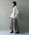 suzuki takayuki.スズキタカユキ.short coat [A241-22/ice grey]
