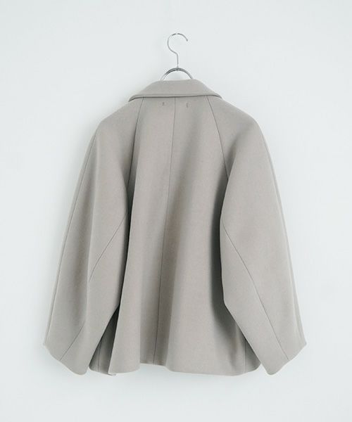 suzuki takayuki, スズキタカユキ, short coat [A241-22/ice grey]