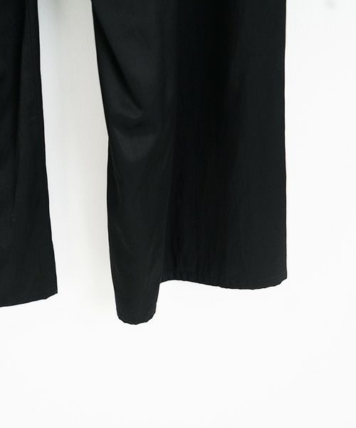 suzuki takayuki.スズキタカユキ.gathered pantsⅠ[T001-17/black]