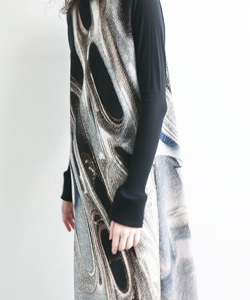 HATRA ハトラ Weld Knit Robe [silver]