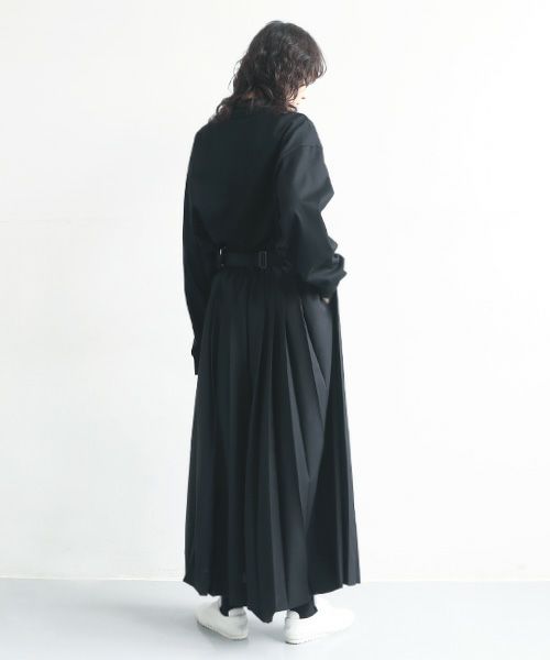 HATRA.ハトラ.Hak Pleats Pants [black]