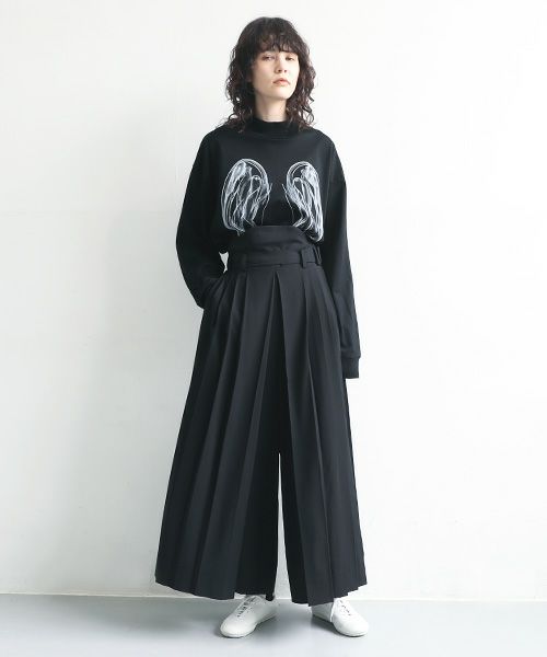 HATRA.ハトラ.Hak Pleats Pants [black]