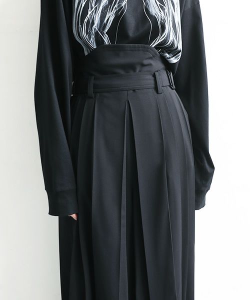 HATRA.ハトラ.Hak Pleats Pants [black]